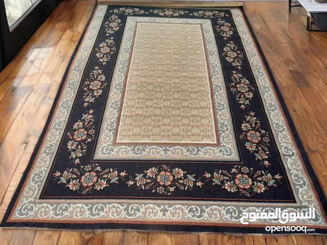 Bahariye Super Salon Wool Rug, Savonnerie Design, 6.5x9.8 ft, 200×300Cm, Made in Turkey.