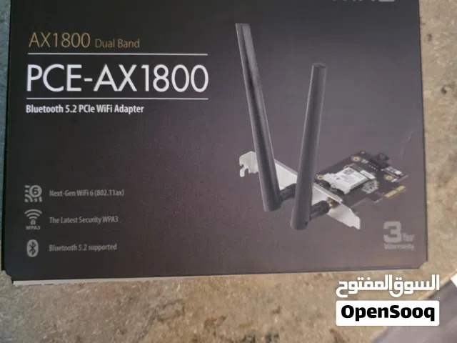 asus pce ax 1800 wireless network adaptor for wifi and Bluetooth for pc. in excellent condition