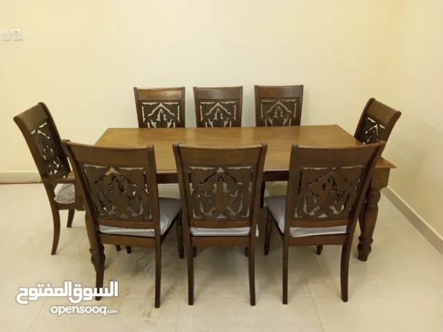 Dining table and chairs and office furniture selling in Qatar