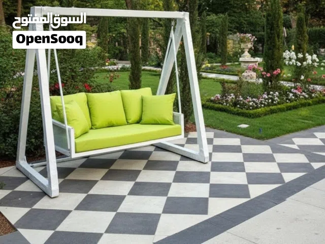 مراجيح متنوعة من الموديلات الفرنسية والتركية بجميع ألوان الحديد والفرش