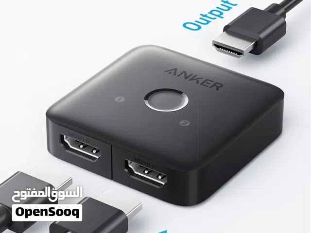 Anker 4K HDMI Switch من 1الى 2 لتشغيل جهازين على شاشة واحدة