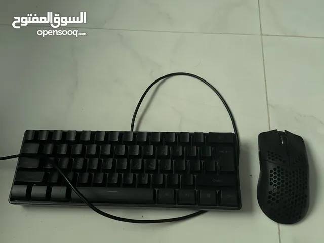 Gaming keyboard and wireless mouse
