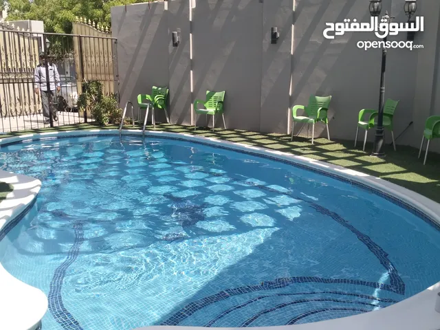 swimming pool maintenance work and cleaning