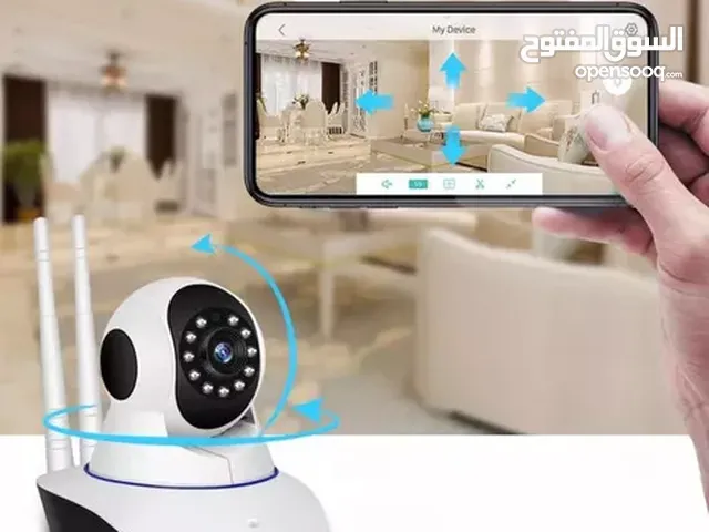 كاميرا مراقبة واي فاي عالية الدقة 1080 HD كاميره WIFI مع صوت دوران 355 درجه