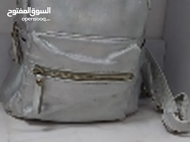 silver shiney bagpack for kids