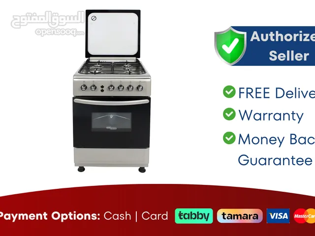 Super General 60X60 Cm 4 Burner Cooking Range