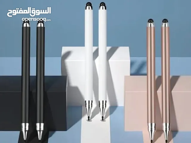 قلم تاتش عالي الجودة يعمل على جميع أنواع الشاشات (أندرويد، آيفون، تابلت، آيباد) بدون الحاجة لأي شحن
