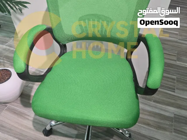 كراسي مكتب بتصميم أنيق وقاعدة كروم فاخرة     كراسي المكتب ـ مريح ـ فخم ـ كرسي مكتبي  كرسي