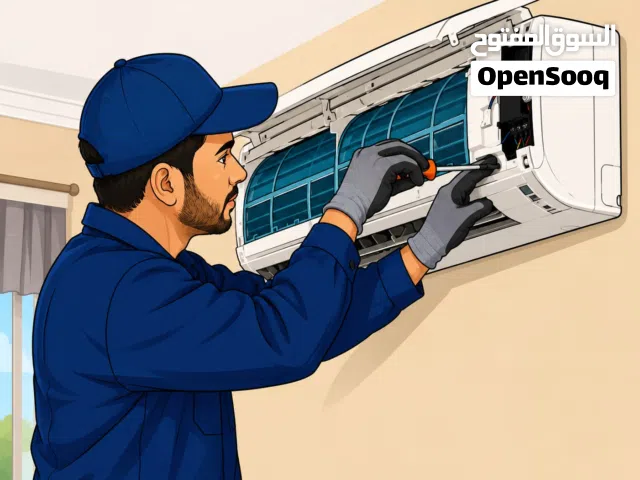 صيانة وتنظيف جميع أنواع أجهزة التكييف