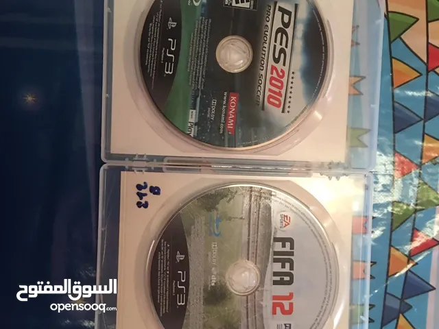 PS3 Cd اسطوانات Fifa 12 + Pes 2010