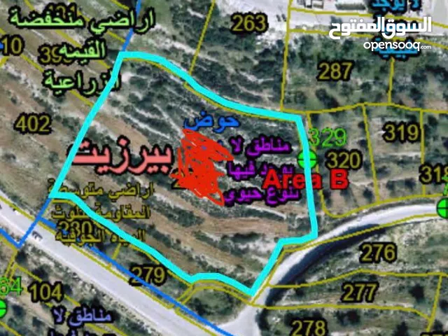 Residential Land for Sale in Ramallah and Al-Bireh Birzeit