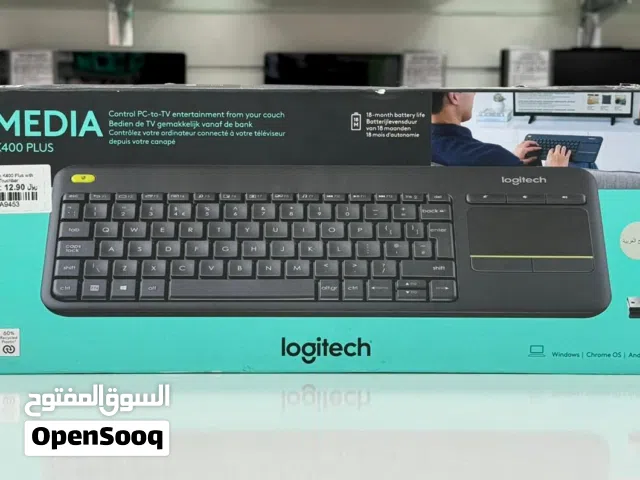 Logitech Keyboard K400 Plus with Touchbar / Logitech keyboard in Oman