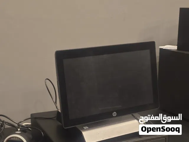 كاشير HP مع قارئ باركود مع طابعة وجرار