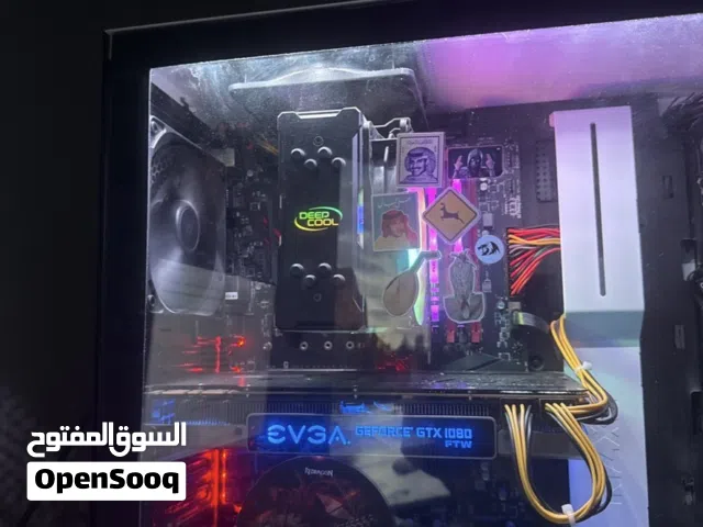 قابل للتفاوض intel core i5-9400F   EVGA GTX 1080 (8VRAM) msi B360 16ram ddr4  kingston  2.5 TB  تيرا