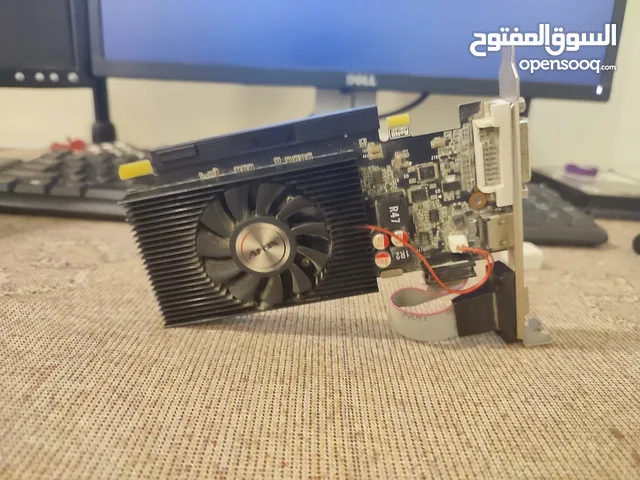 للبيع GT 710 و قطع كمبيوتر مستعمله نظيفه وعليها ضمان اسبوع كامل قابل للتفاوض