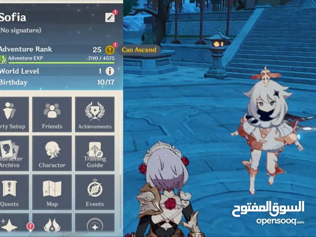 Genshin Impact 25 Adventure Rank 9 Characters 71 Achievements North America Region