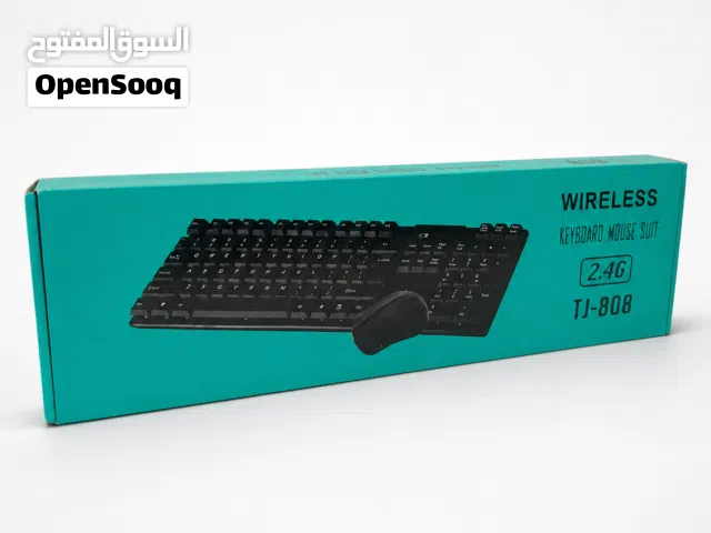 TJ-808 Wireless Keyboard Mouse Suit / كيبورد وماوس لاسلكي