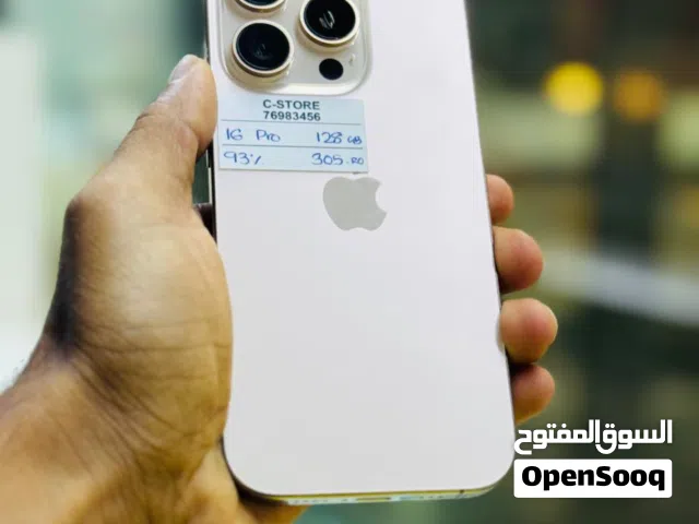 iPhone 16 pro- 128 GB - Fine performance , 93% Bh