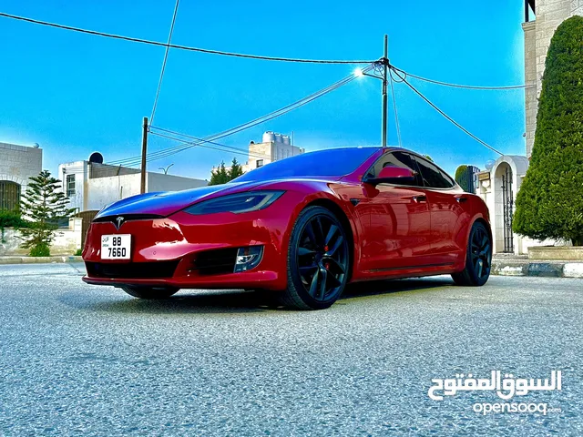 Tesla s 2020 مميزة فحص كامل اهلى فئة long range  للبيع او للبدل بسيارة اقل ثمن