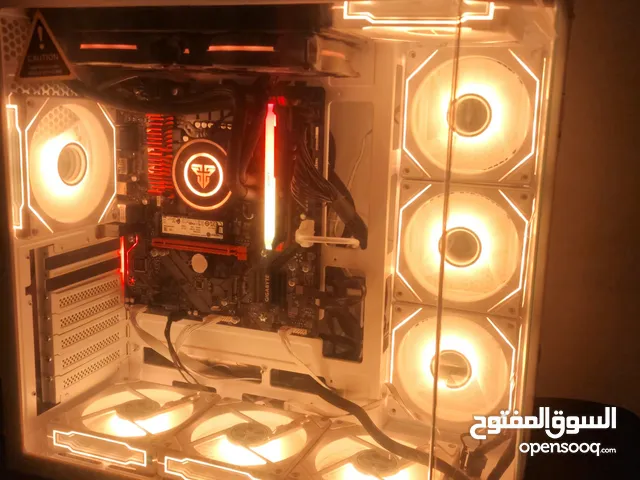 جهاز جيمينغ i5 14400f قوي للبيع مع شاشة وتبريد مائي من دون كرت شاشة
