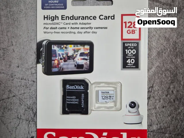 Sandisk High Endurance MicroSD Card for Dash Cams and Security Cameras