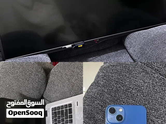 عرض ( ايفون 13 العادي ) ( شاشه تلفزيون LG 42 بوصة ) ( لابتوب hp )