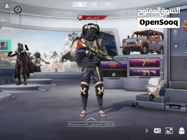 حساب ببجي لقطة 89 ميثك  بدلة X الغراب 27 سلاح مطور M4 نمر