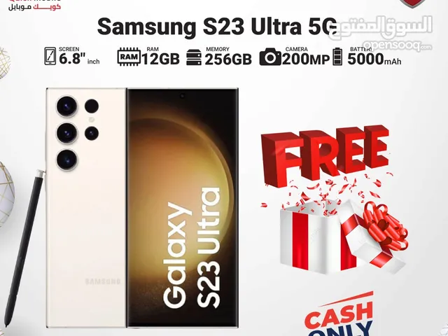 SAMSUNG S23 ULTRA ( 256GB ) / RAM 12 NEW /// سامسونج اس 23 الترا ذاكرة 256 رام 12 الجديد