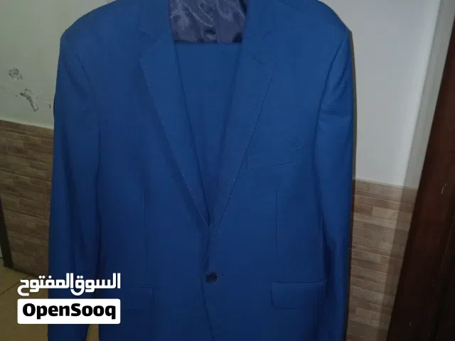 بدله رسمي مقاس 50 لون ازرق