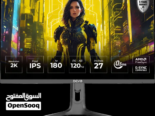 Devo Gaming monitor - DQI27180 - 27" Fast IPS 2K 180Hz 0.5ms
