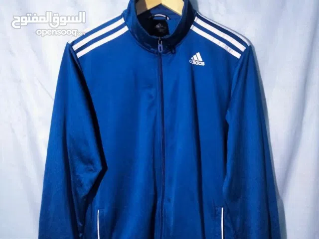 جاكيت adidas اصلي 100% لون كحلي مقاس L