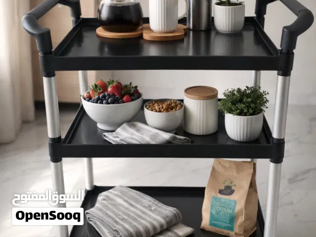 عربه الضيافه بلون الاسود