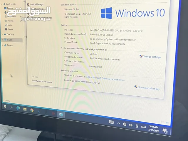 pos machine i5 window 10 pro full set