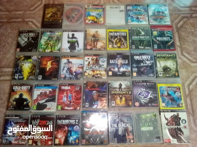 سيديات play station3 وشاشه 32بوصه شارب للبيع أقرأ الوصف