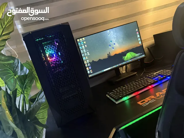 تجميعة pc نضيفه جدا واستعمال قليل بسبب العمل