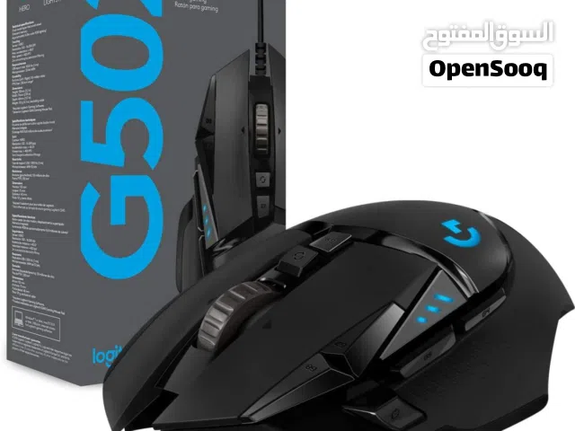 ماوس لوجيتيك جي 502 هيرو اصلي سلكي LOGITECH G502 HERO 25600 DPI USB WIRED MOUSE