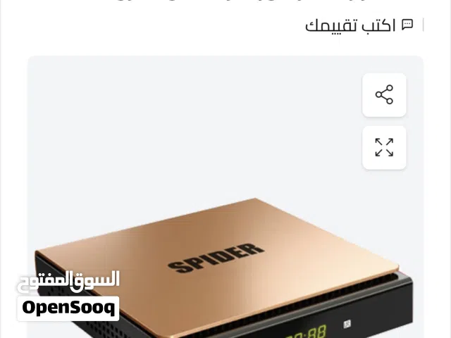 رسيفر سبايدر موديل 10  gold max + عليه 8 باقات شغاله لل  2033