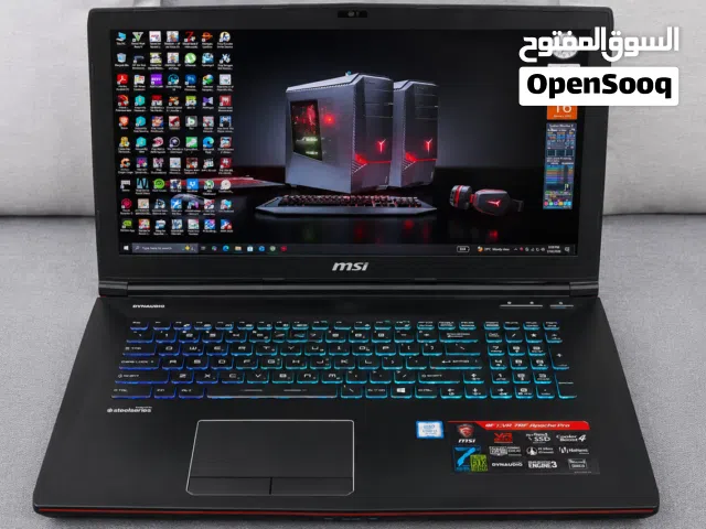 MSI GF65 Thin Gaming Laptop  32GB RAM  3TB Storage  GTX Graphics
