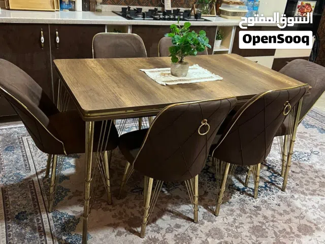 ميز طعام مطبخ ذو 6 كراسي