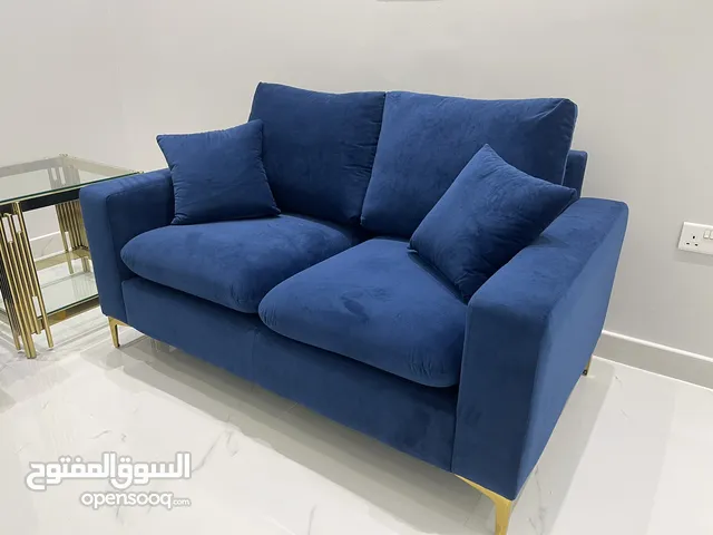 كنب New Blue 2-Seater velvet sofa