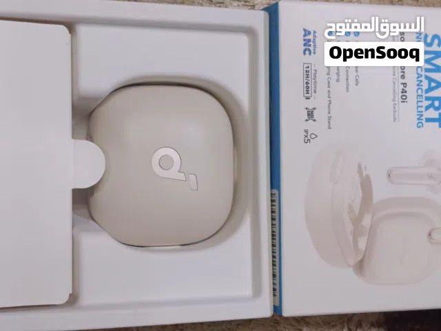 سماعة Anker Soundcore P40i أصلية بحالة الوكالة مع كامل ملحقاتها