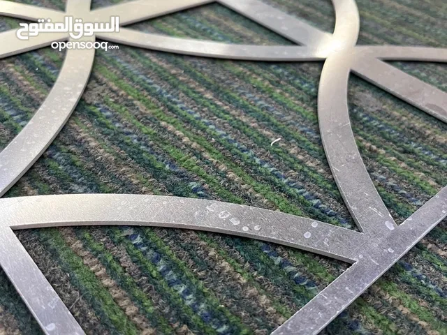 Elegant Geometric Metal Wall Art / Decorative Screen Panel - "Flower of Life" Design