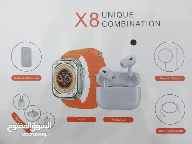 ساعة + سماعة + باور بانك لاسلكي