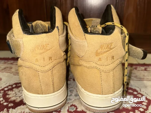 Nike Air Force 1 Hi Vac Tech Premium Quickstrike in the Haystack/Haystack-Birch colorway