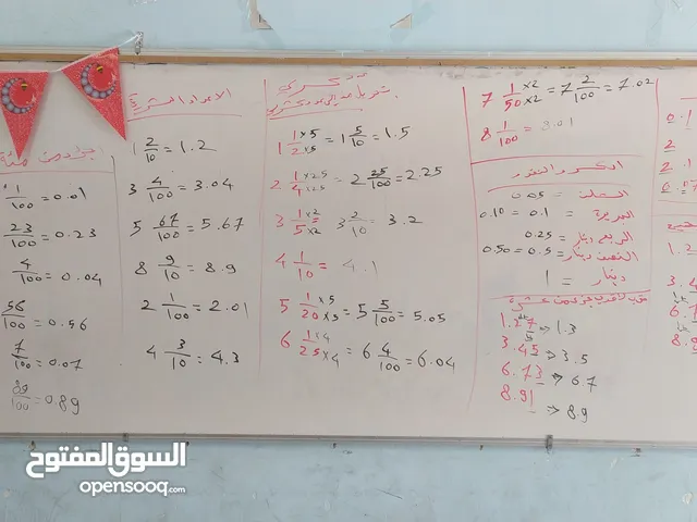 مدرس رياضيات خصوصي خبره 12 سنه