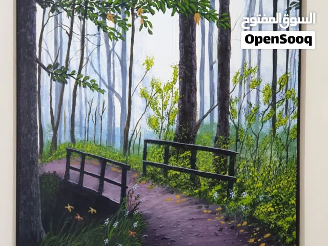 silent path painting (original) 50cm x 70cm Acrylic on canvas SanoyaArtz