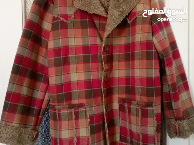 جاكيت رجالي اجنبي ريترو مبطن فرو كامل