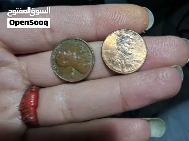 للبيع عملات معدنيه سنت امريكي نادر وقديم