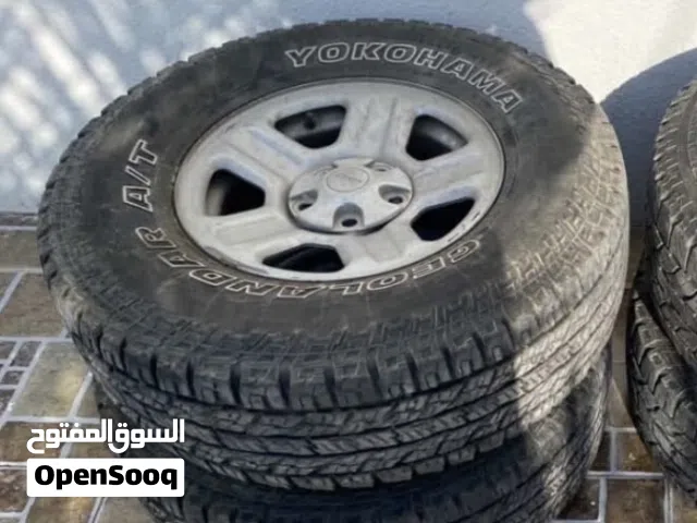 متوفر 5 رنجات لجيب رانجلر. مقاس 16مع اطارات2021 يوكوهاما مقاس 265/75