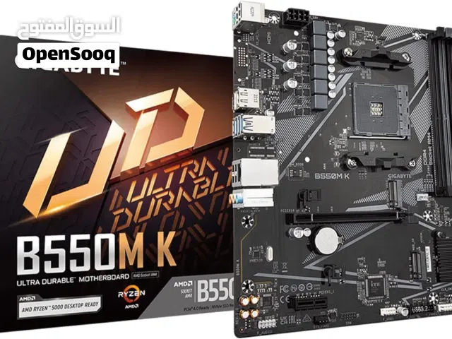 لوحه Gigabyte B550M K جديدة مكرشمه وبالباكو